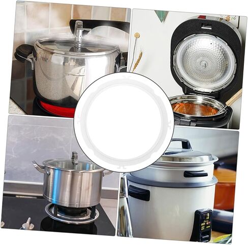 2pcs Sealing Ring Pressure Cooker Replacement Gasket Silicone Pot Ring Thickened Seal in Kuwait