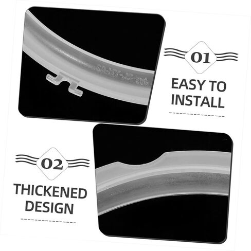 2pcs Sealing Ring Pressure Cooker Replacement Gasket Silicone Pot Ring Thickened Seal in Kuwait