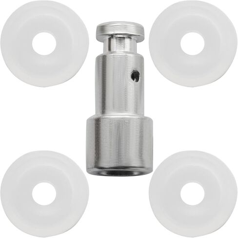 3Pcs Replacement Float Valve Seal with 6 Pcs Silicone Gaskets, Durable Float Valve for Pressure Pot Such as PPC780,YBD60-100, PPC770 in Kuwait