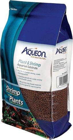 Aqueon Plant and Shrimp Aquarium Substrate, Aqua Soil for Fish Tanks, 5 Pounds, 3 Count in Kuwait