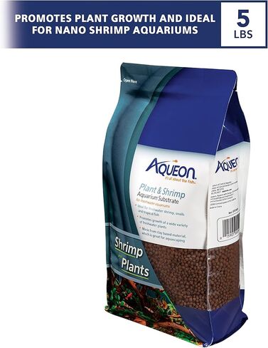 Aqueon Plant and Shrimp Aquarium Substrate, Aqua Soil for Fish Tanks, 5 Pounds, 3 Count in Kuwait