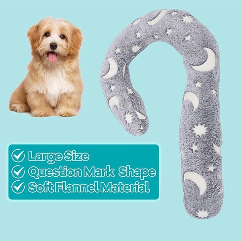 Haofy Dog Neck Pillow C Shaped Orthopedic Support Washable Soft Removable Cover Pet Bed for Cats Dogs Better Sleep in Kuwait