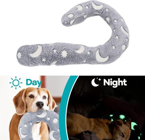 Haofy Dog Neck Pillow C Shaped Orthopedic Support Washable Soft Removable Cover Pet Bed for Cats Dogs Better Sleep in Kuwait