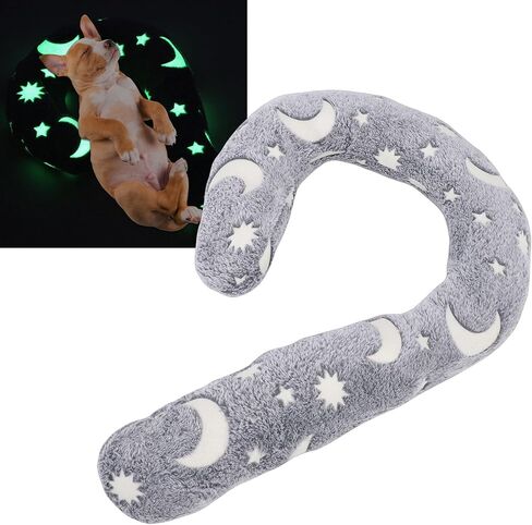 Haofy Dog Neck Pillow C Shaped Orthopedic Support Washable Soft Removable Cover Pet Bed for Cats Dogs Better Sleep in Kuwait