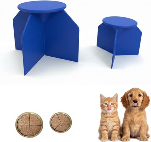 Pet Food Divider Portion Control Tool for Wet Food Equal Portions 3‑6 Servings Easy Use Durable Pet Feeding Aid for Cats Dogs Multi‑Pet Diet Management in Kuwait