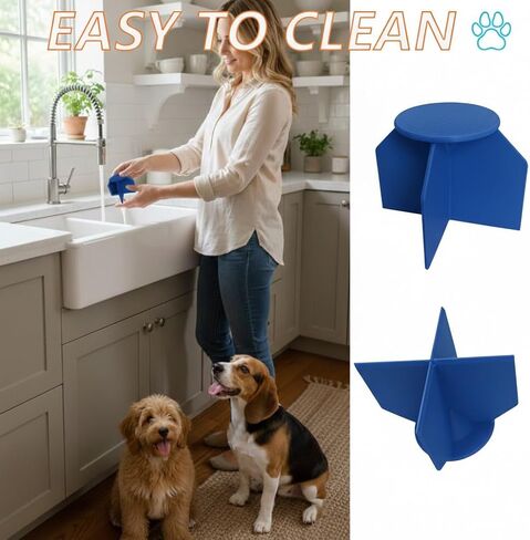 Pet Food Divider Portion Control Tool for Wet Food Equal Portions 3‑6 Servings Easy Use Durable Pet Feeding Aid for Cats Dogs Multi‑Pet Diet Management in Kuwait