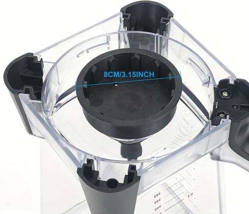 72oz Blender Pitcher Replacement with Lid | Compatible with Ninja BN750 BN751 BN800 BN801 BN803TGT BN805A DB751A | BPA-Free Large Capacity Blender Jar for Smoothies Soups Family Use in Kuwait