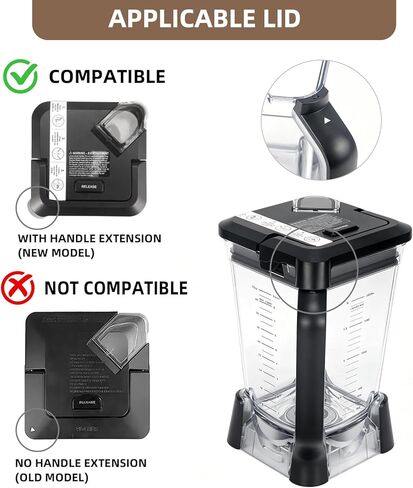 72oz Blender Pitcher Replacement with Lid | Compatible with Ninja BN750 BN751 BN800 BN801 BN803TGT BN805A DB751A | BPA-Free Large Capacity Blender Jar for Smoothies Soups Family Use in Kuwait