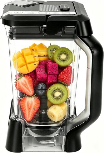 72oz Blender Pitcher Replacement with Lid | Compatible with Ninja BN750 BN751 BN800 BN801 BN803TGT BN805A DB751A | BPA-Free Large Capacity Blender Jar for Smoothies Soups Family Use in Kuwait