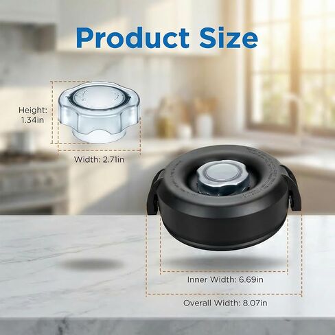 Blender Lid Replacement, 64oz Low-Profile Container Lid, Compatible with VM0158 E310 E320, Replace for Pro 750 5200 5300 7500 Series, Rubber Lid Cover for Pitcher Jar in Kuwait