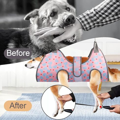 ATESON Dog Grooming Hammock for XL Large Dogs with Nail Clippers/Nail Trimmers, Dog Grooming Sling for Cutting Nails, Pet Grooming Harness for Nail Trimming, Pet Grooming Sling Helper in Kuwait