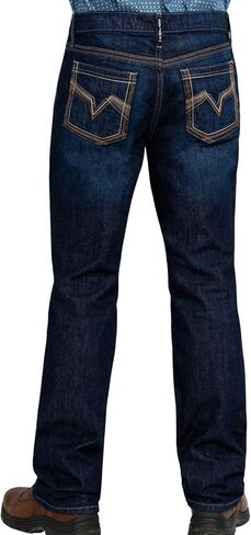 Cody James Men's Fr Millikin Dark Slim Bootcut Work Jeans - Dind in Saudi Arabia
