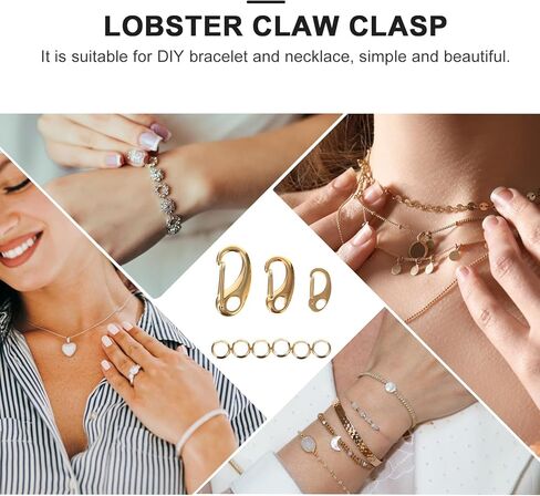 VILLCASE Pet Tag Clip with Lobster Buckle Keychain Lightweight Brass Dog Collar Clip Small Pet Id Tag Holder for Collars Harnesses with Quick Rings in Kuwait