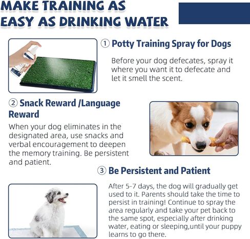Potty Training Spray for Dogs,Puppy Potty Training Spray,Address Canine Inappropriate Elimination Habits | Proven HousebreakiHousebreng Methods for Indoor & Outdoor Environments 14.1 Oz in Kuwait
