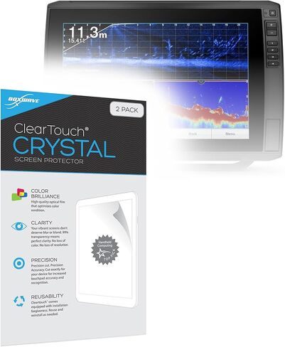BoxWave Screen Protector Compatible with Garmin echoMAP Ultra 122sv - ClearTouch Anti-Glare (2-Pack), Anti-Fingerprint Matte Film Skin in Saudi Arabia