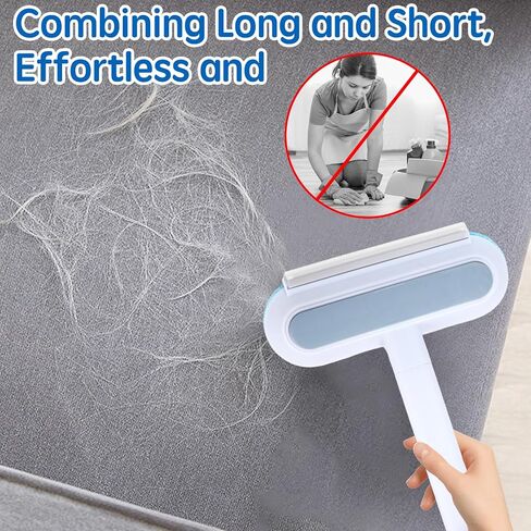 2pack Pet Hair Remover, Dog Hair Remover Glove with Cat Hair Remover Brush for Couch, Reusable Washable Lint Cleaner Brush Hairs Removal Tool for Furniture Clothing Bedsheets Carpets in Kuwait