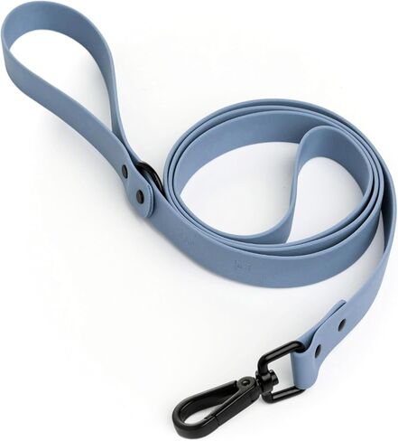 Fei & Eve Waterproof Dog Leash - 4FT, Odor-Free PVC Material, Easy to Clean, 360° Swivel Hook, Suitable for Small, Medium & Large Dogs, Blush in Saudi Arabia
