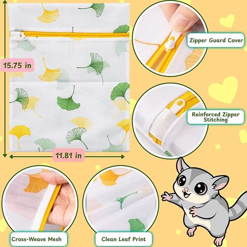 Sugar Glider Hanging Climbing Enrichment Toy, Colorful Hanging Climbing Exercise Toys and Laundry Bag, Swing Rope Enrichment, Sugar Glider Cage Accessories for Ferret Hamster Squirrel (Laundry Bag) in Saudi Arabia
