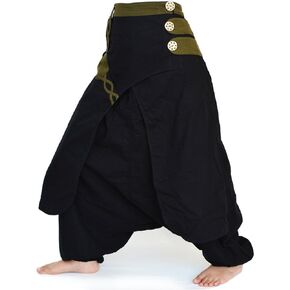 Siamrose Harem pants women men Boho Hippie Baggy pants, One Size