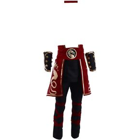 WOSHOW Liu Kang Cosplay Costume Men's Liu Kang Suit Costume with Headband