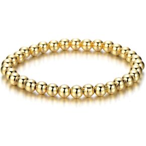 COOLSTEELANDBEYOND Beads Bracelet for Women Men