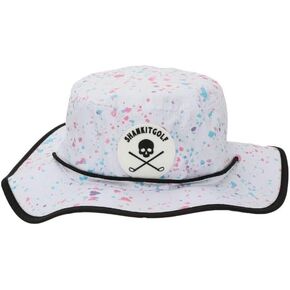 SHANKITGOLF Bucket Sun Hat Paint Splatter Fun Design Golf Hat