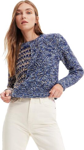 Desigual Women's Woman Knit Sweat Long Sleeve in Saudi Arabia