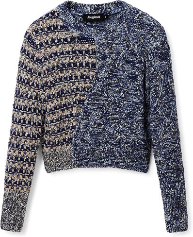 Desigual Women's Woman Knit Sweat Long Sleeve in Saudi Arabia