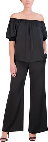 BCBGMAXAZRIA Women's Pullover Off The Shoulder Neck Puff Sleeve Blouse in Saudi Arabia