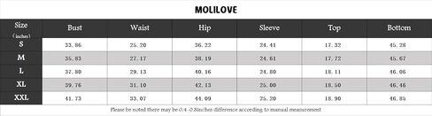 Molilove قطعتين ملابس للنساء مثير Bodycon كم طويل المحاصيل الأعلى عالية الخصر واسعة الساق السراويل دعوى 2 قطعة مجموعة in Kuwait