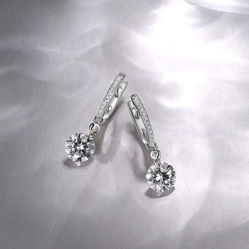 Santuzza Sterling Silver Simulated Diamond Hypoallergenic Earrings for Women in Saudi Arabia