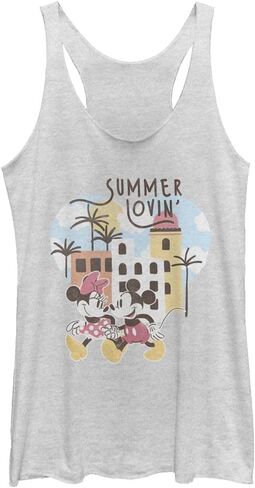 Disney Classic Minnie Mickey Women's Racerback Tank Top in Saudi Arabia