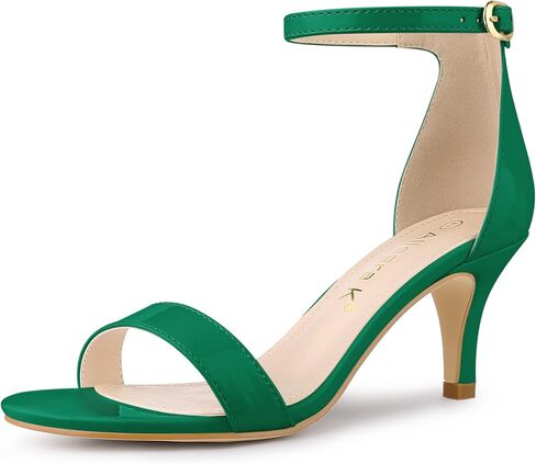 صنادل نسائية من Allegra K بكعب عالٍ وشريط للكاحل ومقدمة مفتوحة وكعب ستيليتو in Kuwait