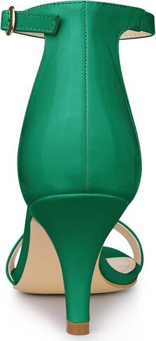 صنادل نسائية من Allegra K بكعب عالٍ وشريط للكاحل ومقدمة مفتوحة وكعب ستيليتو in Kuwait