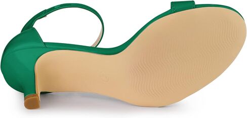 صنادل نسائية من Allegra K بكعب عالٍ وشريط للكاحل ومقدمة مفتوحة وكعب ستيليتو in Kuwait