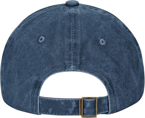 VunKo Funny Flamingo Cute Distressed Adjustable Washed Denim Mens Dad Trucker Hat Baseball Ball Cap for Men in Kuwait