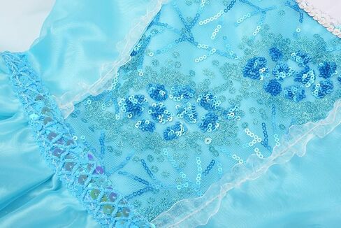 فستان الأميرة للفتيات من Uplus ME، فستان أميرة ملكة الثلج للأطفال الصغار في عيد الهالوين وأعياد الميلاد وحفلات الكريسماس in Kuwait