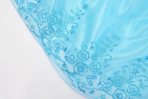 فستان الأميرة للفتيات من Uplus ME، فستان أميرة ملكة الثلج للأطفال الصغار في عيد الهالوين وأعياد الميلاد وحفلات الكريسماس in Kuwait