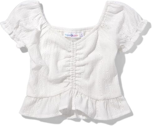 بلوزة عصرية بأكمام قصيرة للسيدات من Sugar & Jade in Kuwait