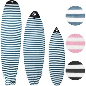 Surf Squared Surfboard Sock Cover and Paddleboard Cover - Lightweight Stretch Protective Surfboard Bag - Surfing Accessories - Shortboard, Longboard, Hybrid, Wakesurf, Standup Paddleboard SUP