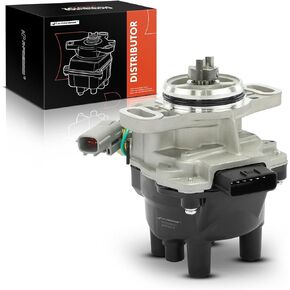 A-Premium Ignition Distributor with Cap and Rotor Compatible with Nissan Sentra 1995-1999, 200SX 1995-1998, 1.6L