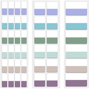 420 Pcs Sticky Index Tabs for Notebooks Adhesive File Flag Tabs Repositionable Colored Page Tabs for Notebooks File Classification