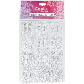 Christian Art Gifts Bible Indexing Tabs Colorable