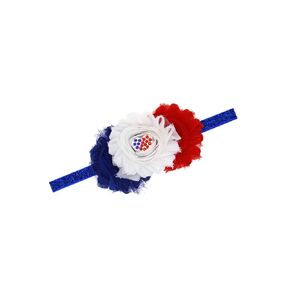 Patriotic Flower Baby Headband 4th of July Flower Hair Band Baby Flag Headwear JHN45 (A5)