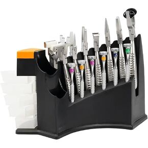 14 pcs Optical Eyeglass Repair Kit Eyeglass Repair Tools Optician's Optical Tool Kit Eyeglass Repair 6 pcs Screwdriver 8 pcs Pliers