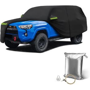 Waterproof Car Cover for Toyota 4Runner Ultra Light Easy to Install All-Weather Protection,with Zipper Door