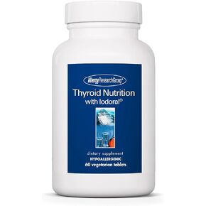 Allergy Research Group Thyroid Nutrition with Iodoral - Thyroid Support for Men & Women, Thyroid Complex Supplement, Thyroid Health, Iodine - 60 Count