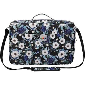 JAKAGO 480 Slots Colored Pencil Case Extra Large Capacity Pen Holder for Artist Painter Zipper Organizer Bag for Marker Highlighter Storage Case for Office Sketch Travel Supplies (Anemone)