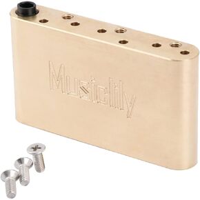 Musiclily Ultra 54mm Full Brass 42mm Tremolo Block for Wilkinson WVC/WVP Tremolo Strat Electric Guitar