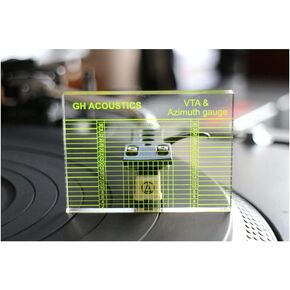 Cuifati Phonograph VTA VTA Azimuth Gauge Alignment Block Ruler VTA & Cartridge Azimuth Alignment Ruler LP Record Player Measuring Phono Tonearm